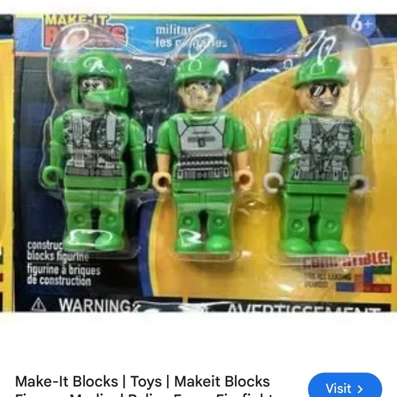 Make-It Blocks Twelve Mini Figs - Picture 11 of 13